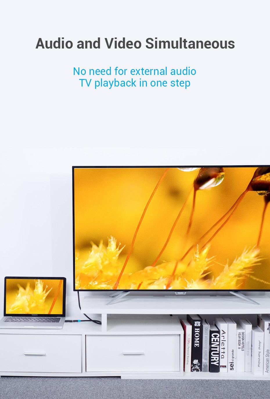 DisplayPort to HDMI 4K Adapter Cable