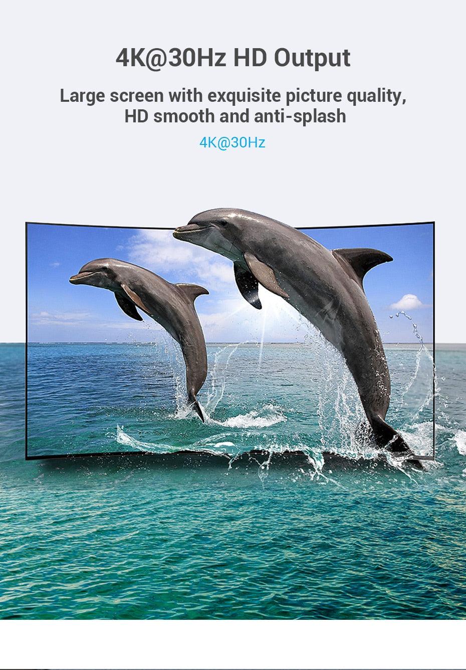 DisplayPort to HDMI 4K Adapter Cable