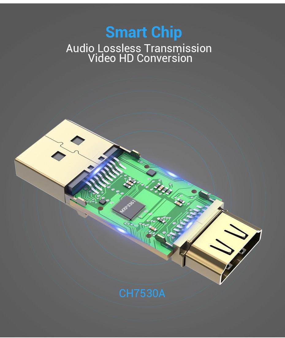 DisplayPort to HDMI 4K Adapter Cable