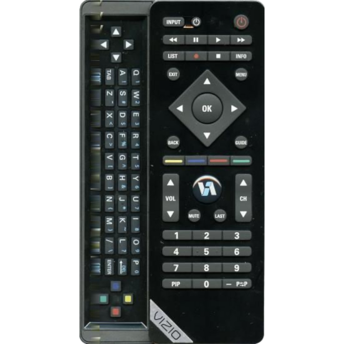 Vizio VUR10 Bluetooth TV Remote Control with QWERTY keyboard